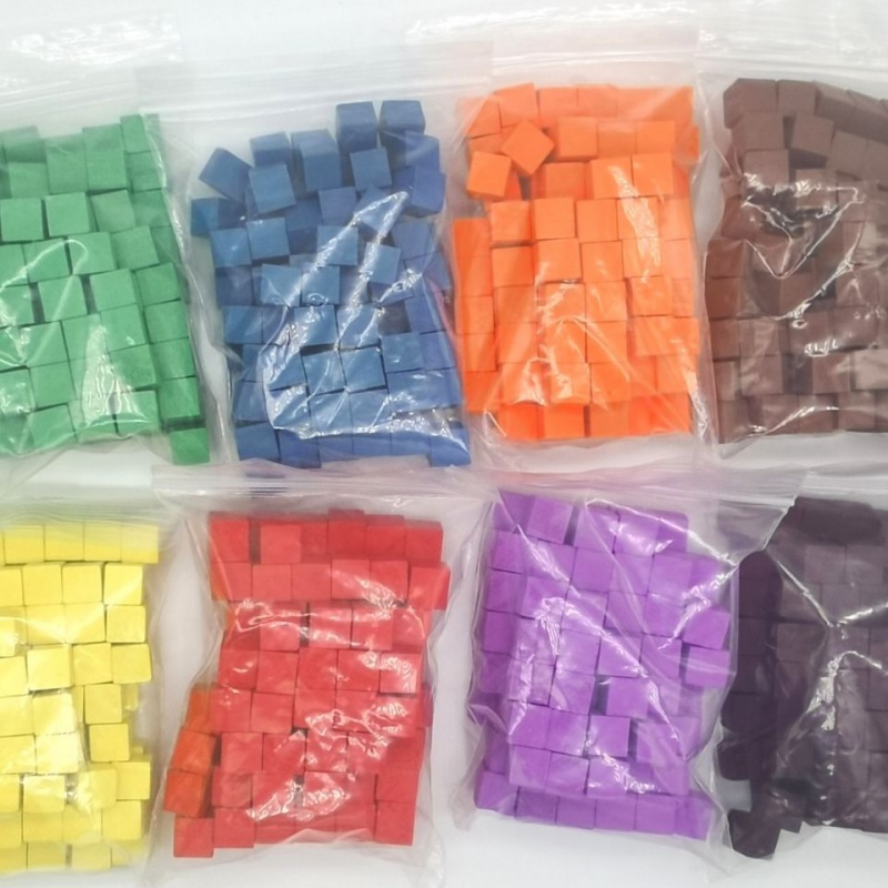Board Game Catan - 100 Teile/lose 10mm Holz Würfel Bunte