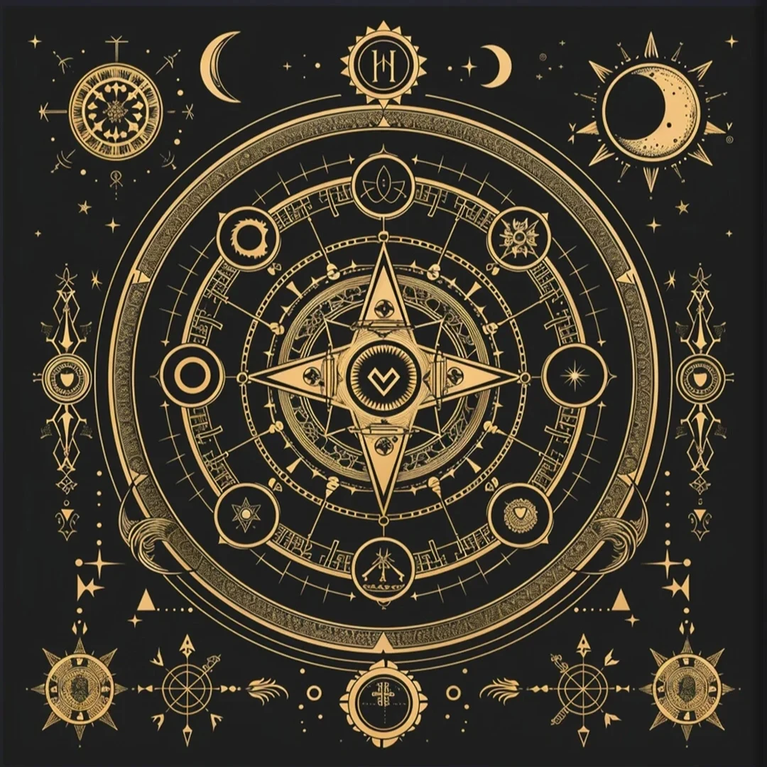 Board Game List - 50/75/110/137 cm Wildleder-Samt-Tarot-Tischdecke, Runen-Wahrsagungs-Altar-Tischdecke für Magier,