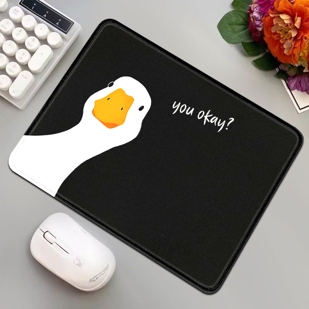 Board Game Pc - Schwarzes Mini-Mauspad, lustiges Gänse-Meme „Are You