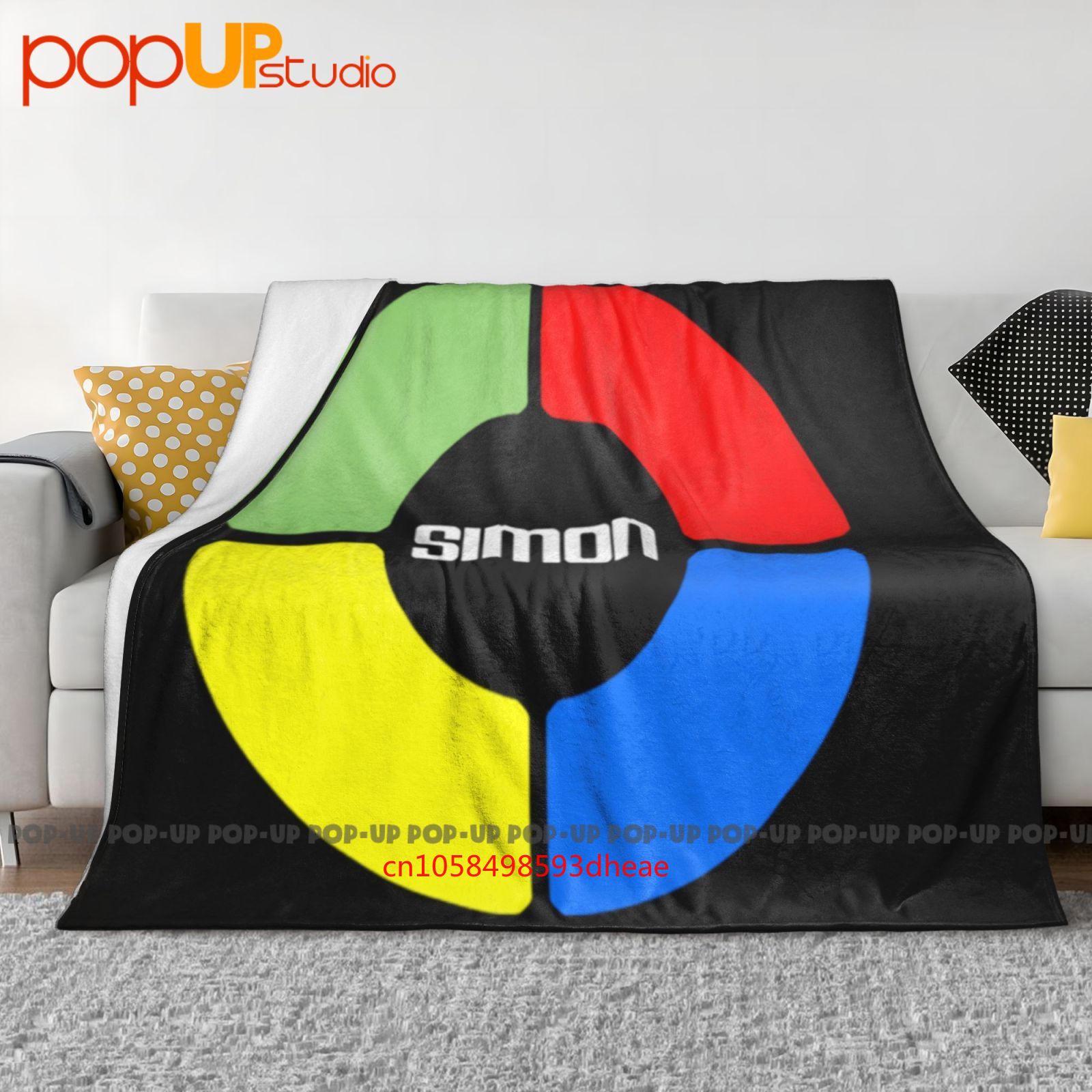 Board Game Quilt - Simon Heather Game Board Ultraweiche Decke