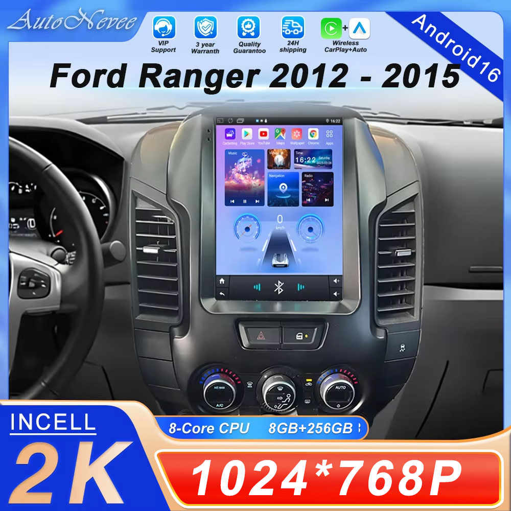 Board Game For 2 Players - 9,7-Zoll-Touch-QLED-Bildschirm Android 16 für Ford Ranger