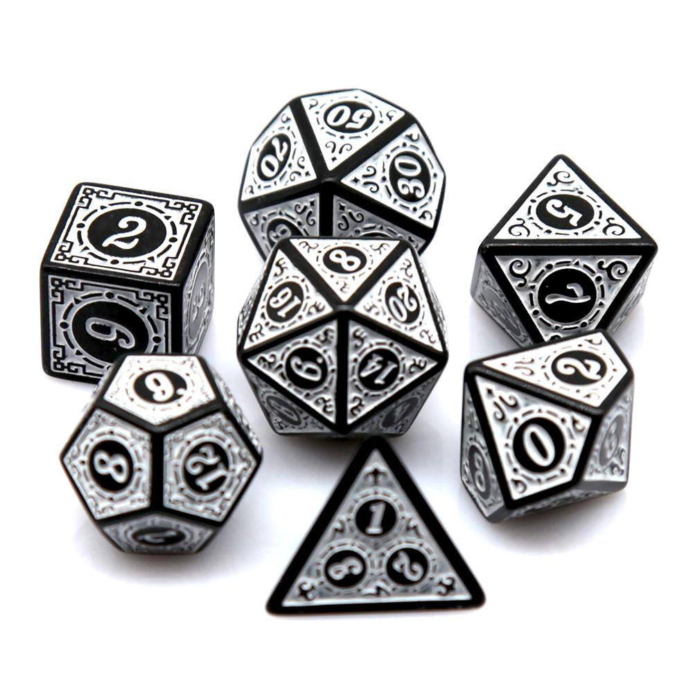 Board Game Rpg - 7 Teile/satz Multi-farbe Fenster Würfel Set