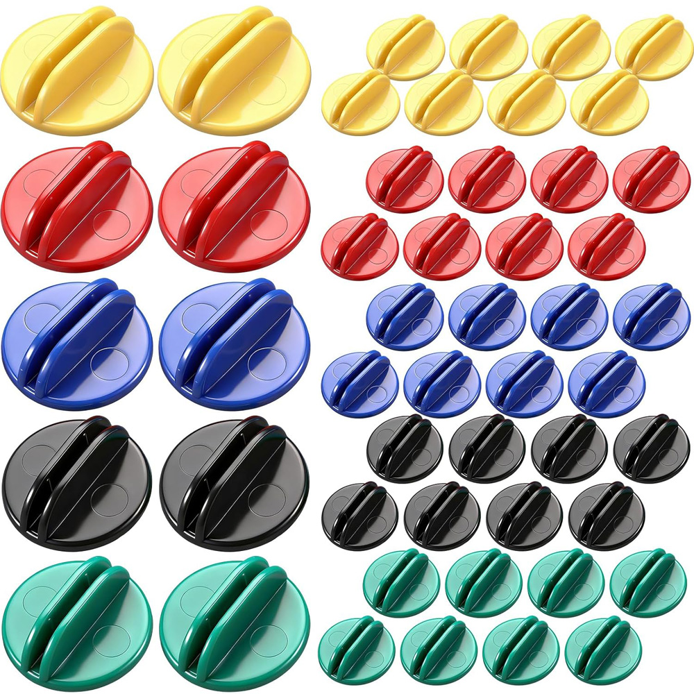 Board Game List - 20/50 Stück mehrfarbige Mini-Kartenständer, Platzhalter, Papierbasen,