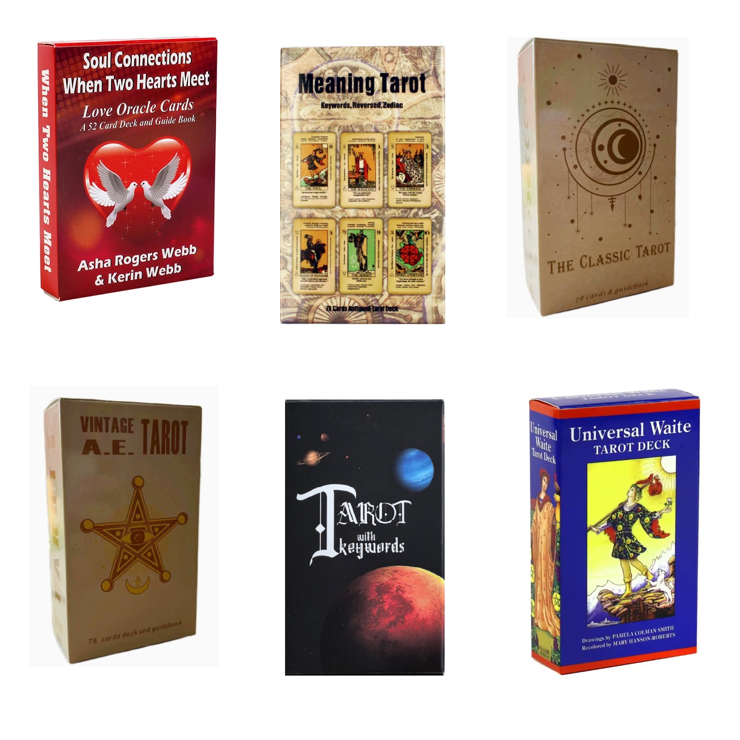 Board Game List - Universelles Waite-Tarot-Deck, Freizeitkarten, Spiele, Party, Tischspiel,