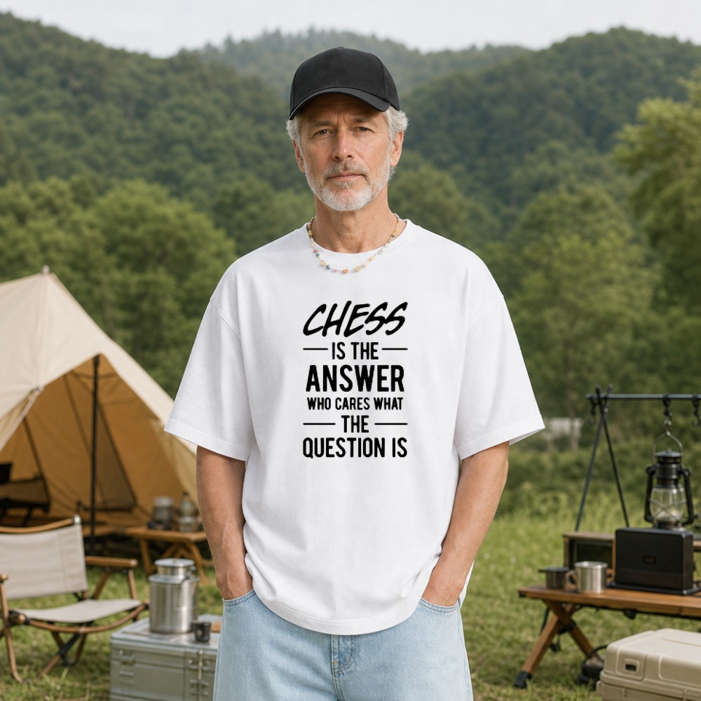 Board Game Quote - Schach ist die Antwort, lustiges T-Shirt