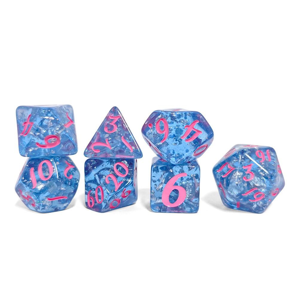 7 Teile/satz Blau Farbe Harz W – Board Game Rpg Bewertung und Preis