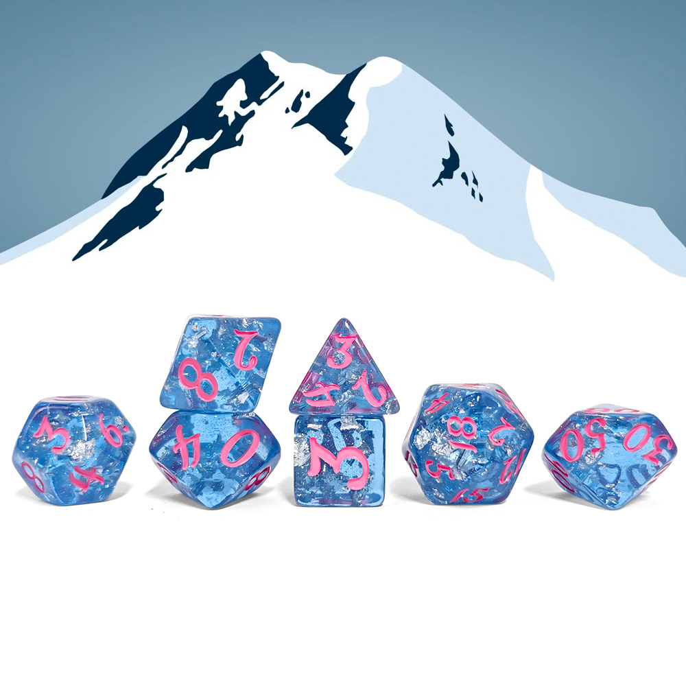 7 Teile/satz Blau Farbe Harz W – Board Game Rpg Bewertung und Preis