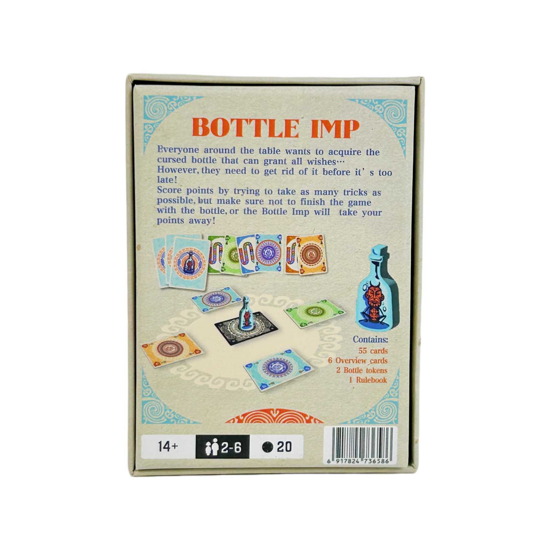 Bottle IMP-Brettspiel, Familie – Board Game List Bewertung und Preis