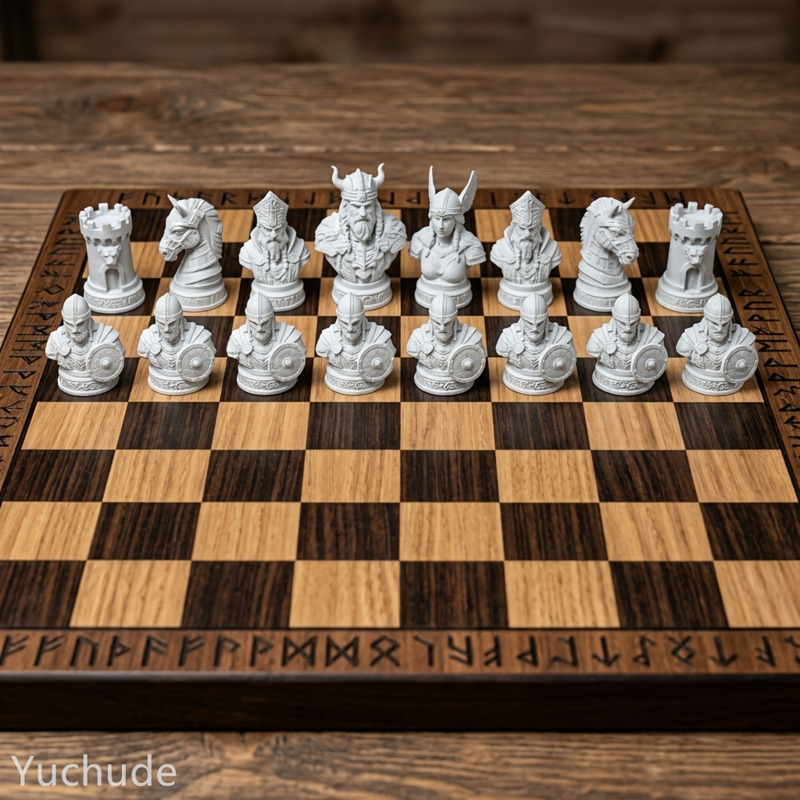 Wikinger-Schachfiguren 3D-Gedr – Board Game Vikings Bewertung und Preis
