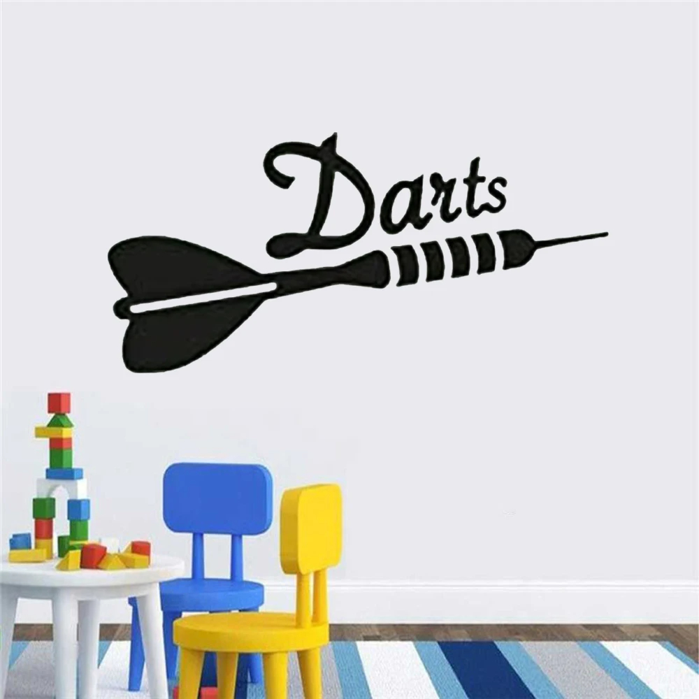 Wand Vinyl Aufkleber Darts Spo – Board Game Quote Bewertung und Preis