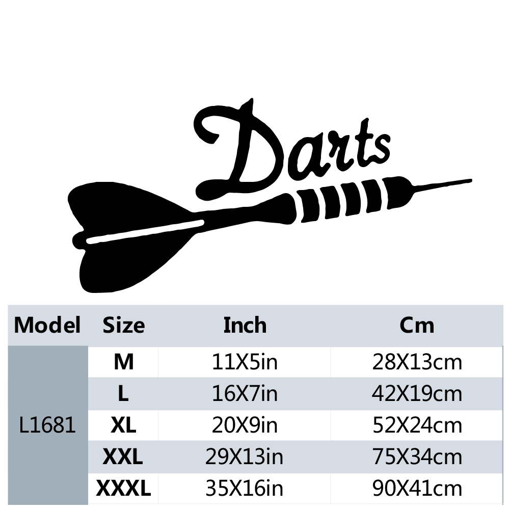 Wand Vinyl Aufkleber Darts Spo – Board Game Quote Bewertung und Preis