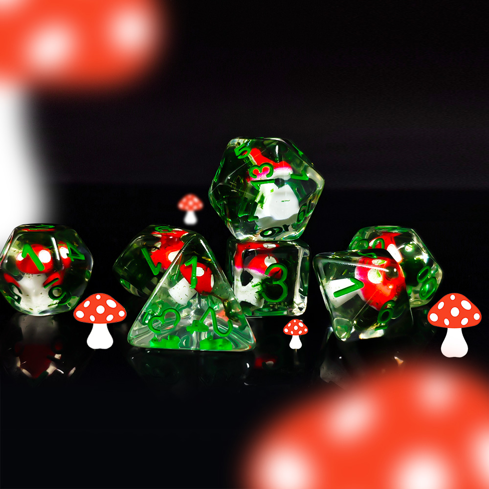 7 Teile/satz DND Würfel Transp – Board Game Rpg Bewertung und Preis