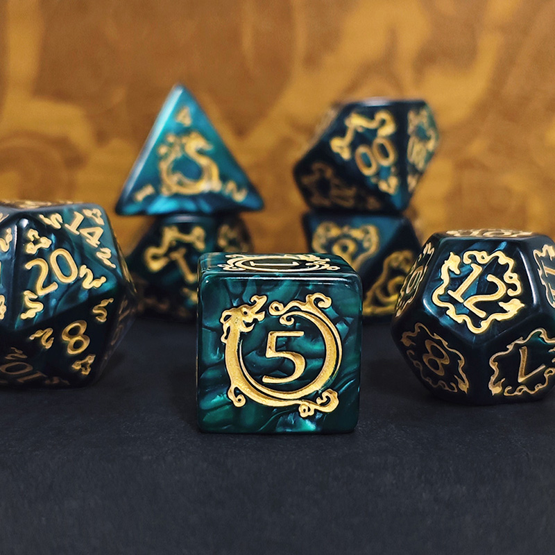 7-teiliges DND-Würfelset mit D – Board Game Rpg Bewertung und Preis