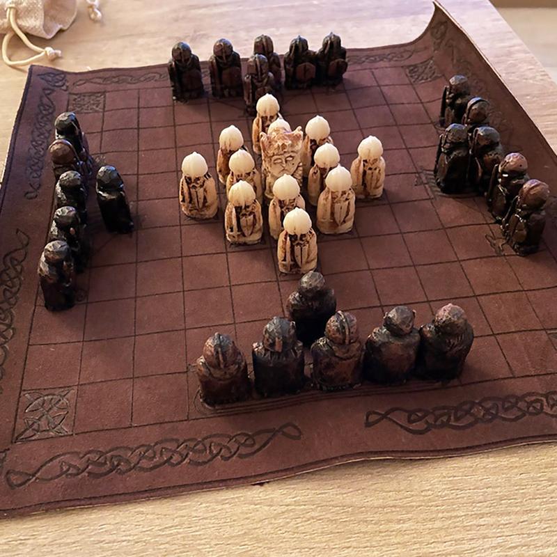 Wikingers piel Schachspiel tra – Board Game Vikings Bewertung und Preis