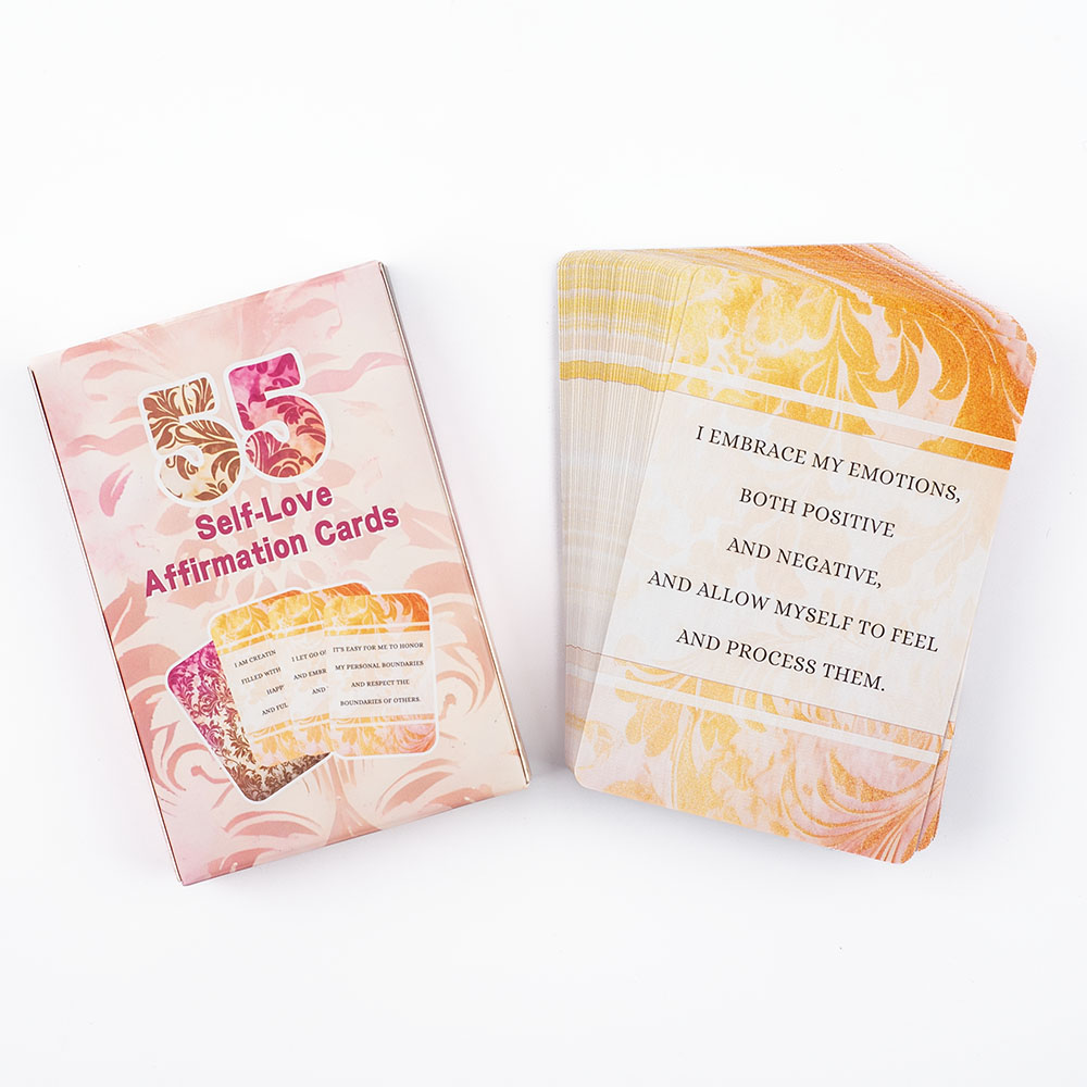 55-teiliges Selbstliebe-Affirm – Board Game Quote Bewertung und Preis