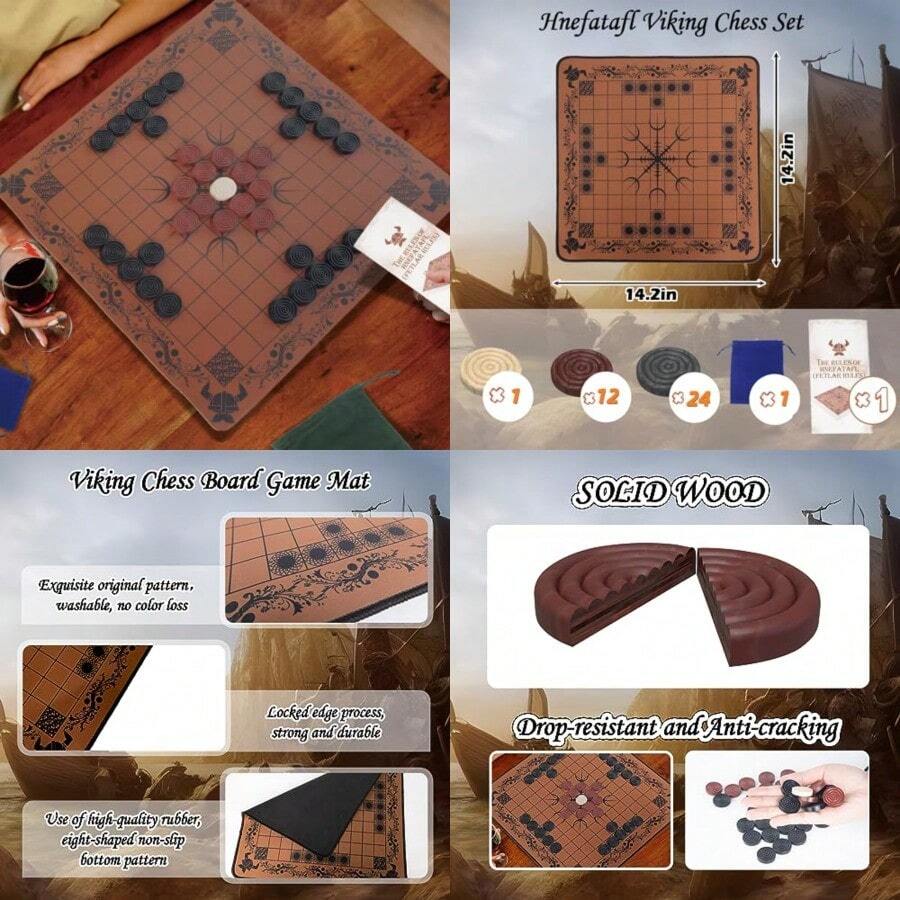 HNEFATAFL: Wikinger-Schachbret – Board Game Vikings Bewertung und Preis