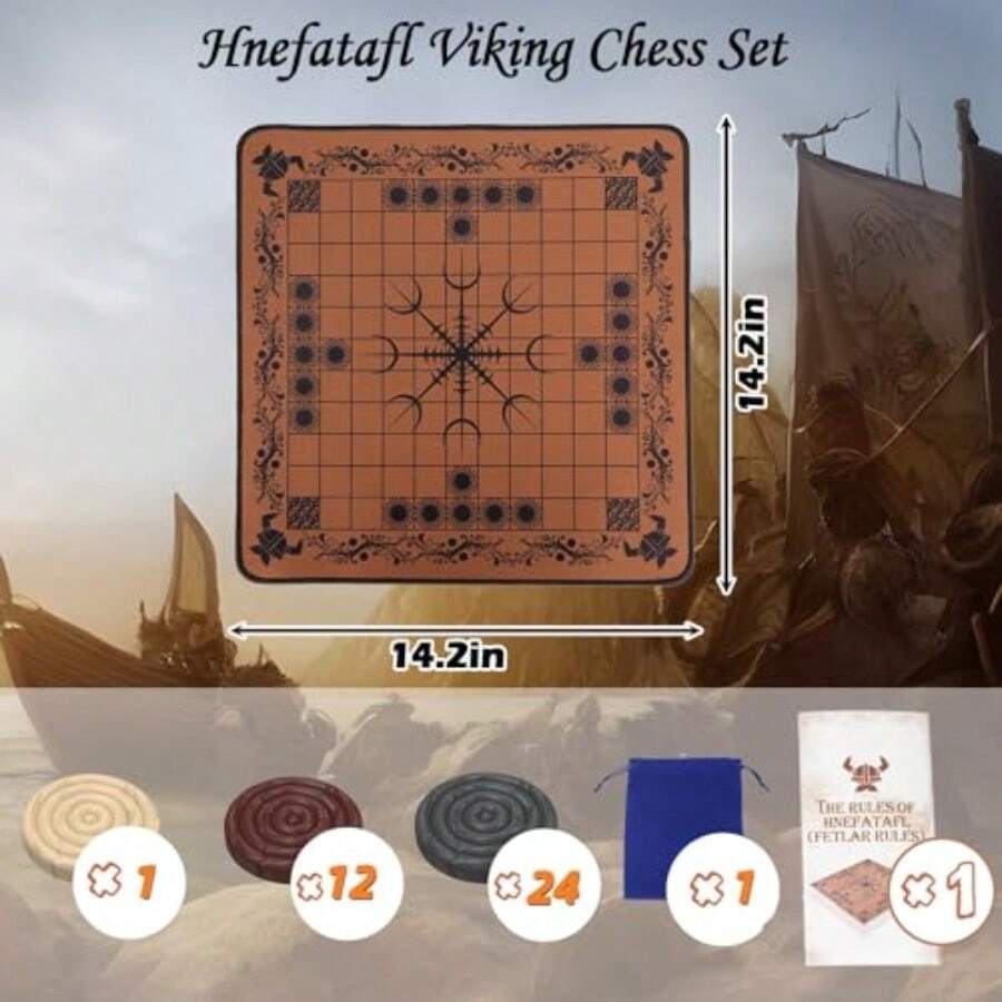 HNEFATAFL: Wikinger-Schachbret – Board Game Vikings Bewertung und Preis