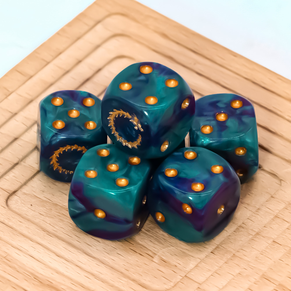 6-teiliges Deep Sea Gold Flame – Board Game Rpg Bewertung und Preis