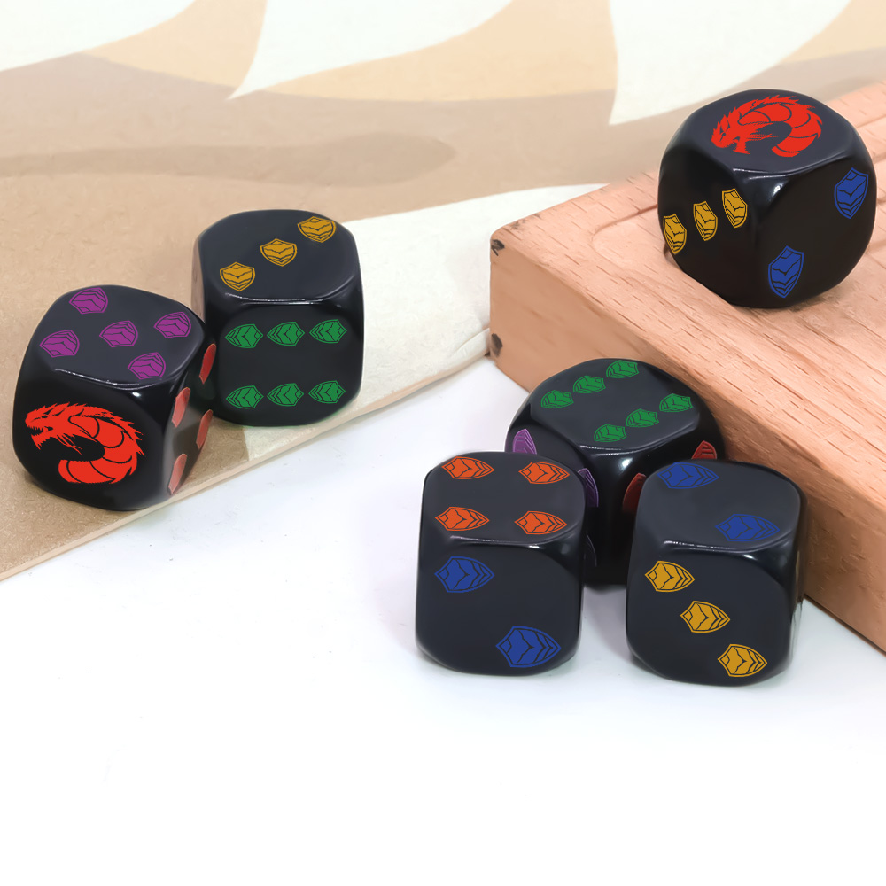 6-teiliges Drachenschild-Wappe – Board Game Rpg Bewertung und Preis
