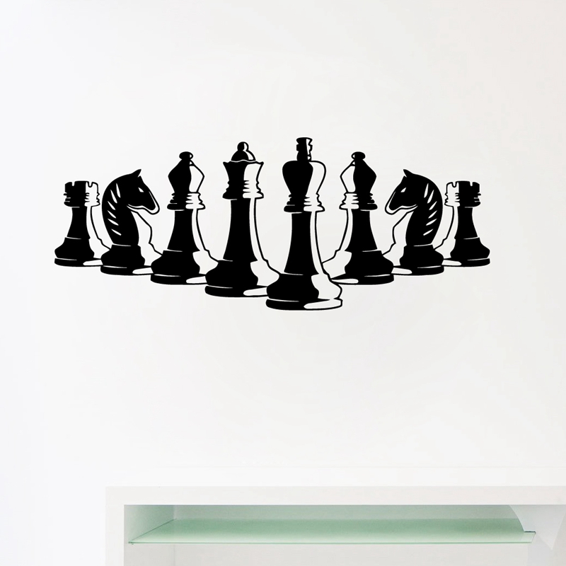 Schach Stück Wand Aufkleber Sc – Board Game Quote Bewertung und Preis