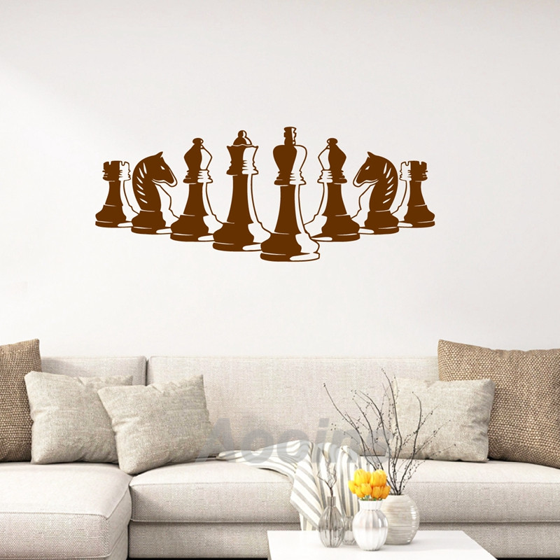 Schach Stück Wand Aufkleber Sc – Board Game Quote Bewertung und Preis