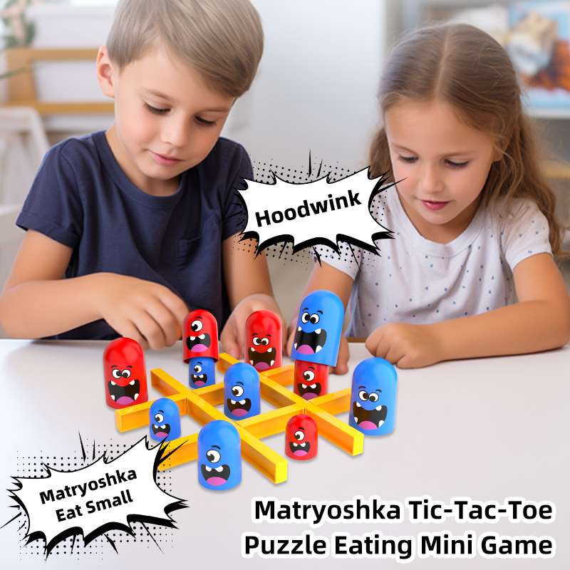 Tic-Tac-Toe Eat-and-Be-Sized S – Board Game Word Bewertung und Preis